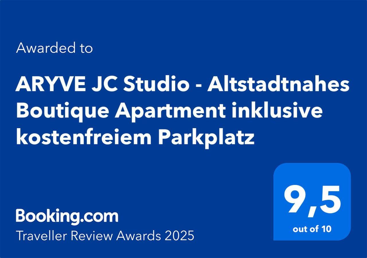 Aryve Jc Studio - Altstadtnahes Boutique Apartment Inklusive Kostenfreiem Parkplatz Ерфурт Екстериор снимка
